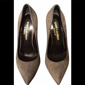 NWT Saint Laurent Suede Pumps Size 4 but runs big